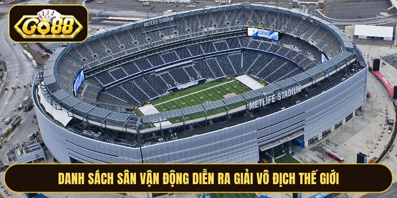 Danh sách sân vận động diễn ra Giải vô địch thế giới